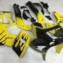 Для Kawasaki Zzr400 1993-2007 Обтекатели для Кавасаки Zzr400 03 04 наборы для тела Kawasaki Zzr400 97 98 желтый черный кузов