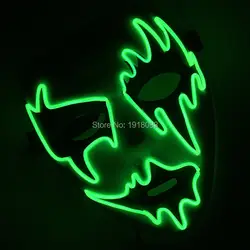 10 цветов дополнительно светодиодный Новинка освещение светящаяся маска со звуком активации инвертор события вечерние фестиваль поставки