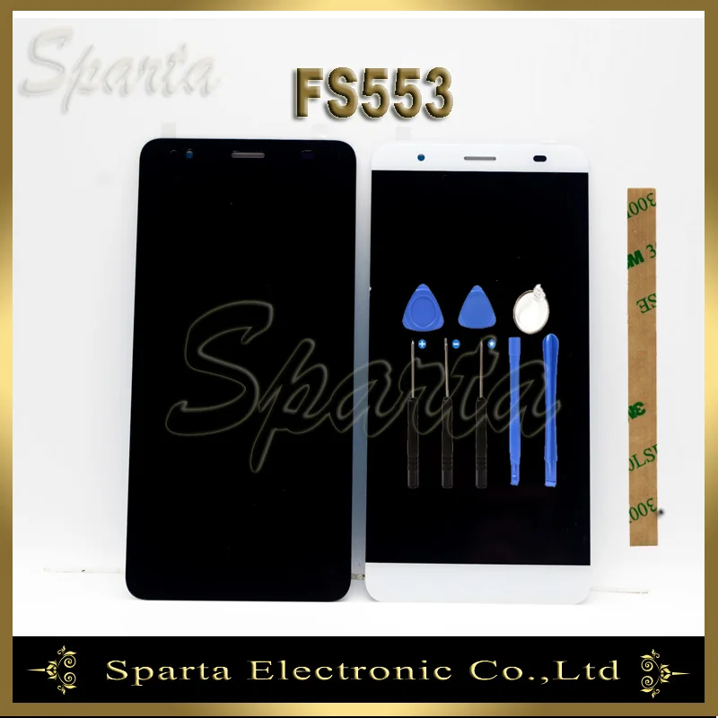 

Touch Screen with LCD Display For Fly Cirrus 9 FS553 FS 553 LCD Display Screen Assembly+Tools+3M Sticker