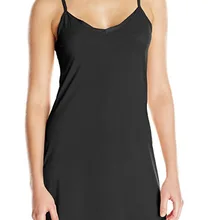 Сексуальная ночная рубашка Женская длинная спагетти сорочка Женская Активный обычный камзол платье-комбинация DJ018