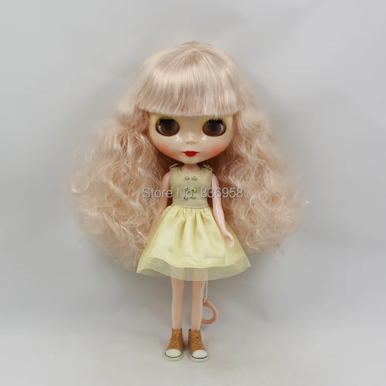 Фабрика blyth кукла 230BL339 длинные золотые кудрявые волосы нормальные обычные тела 1/6 Подарочная игрушка