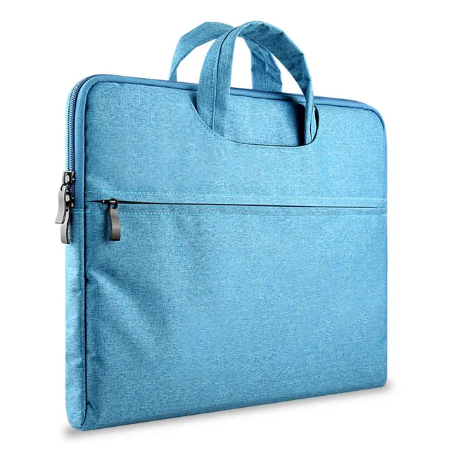 Light Blue Business Laptop Sleeve Bag Cover Briefcase for Macbook Pro