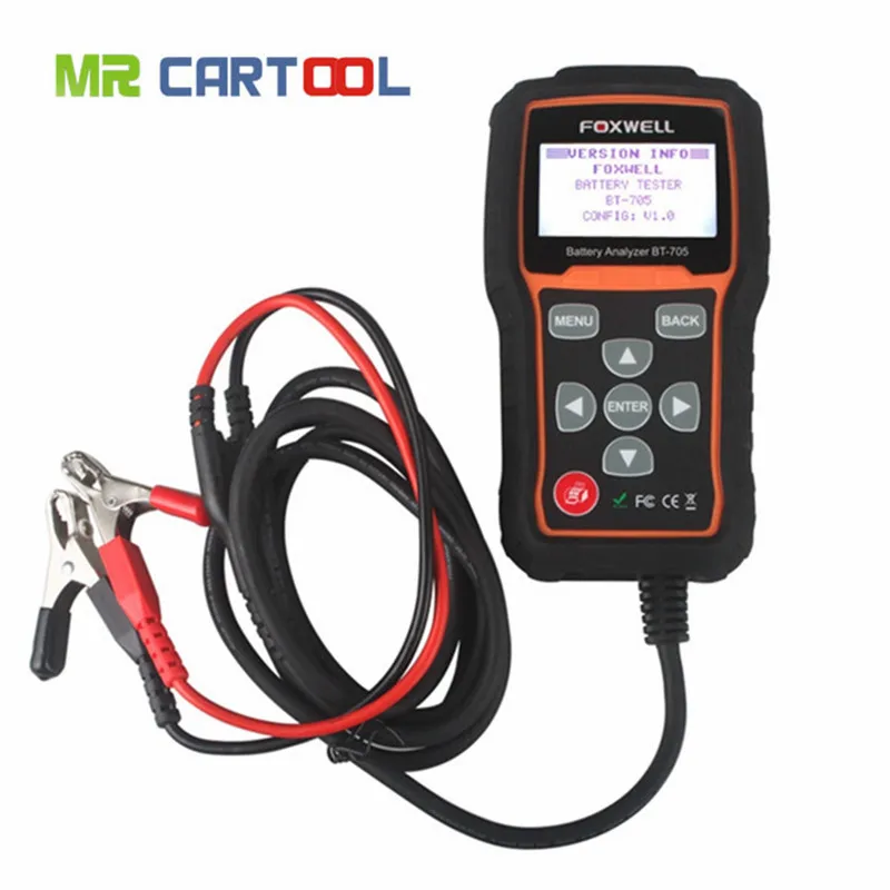 Лидер продаж супер 100% Oringinal Foxwell bt705 bt-705 12 вольт Батарея анализатор тестер