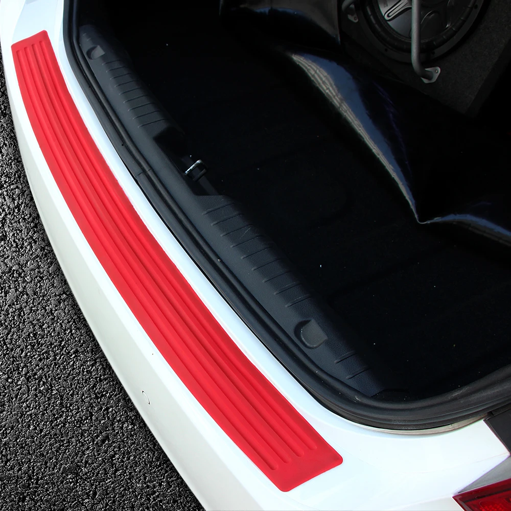 Rubber Rear Guard Bumper Protector Trim Cover For KIA RIO Ford Focus Hyundai IX35 Solaris Mitsubishi ASX Outlander Pajero