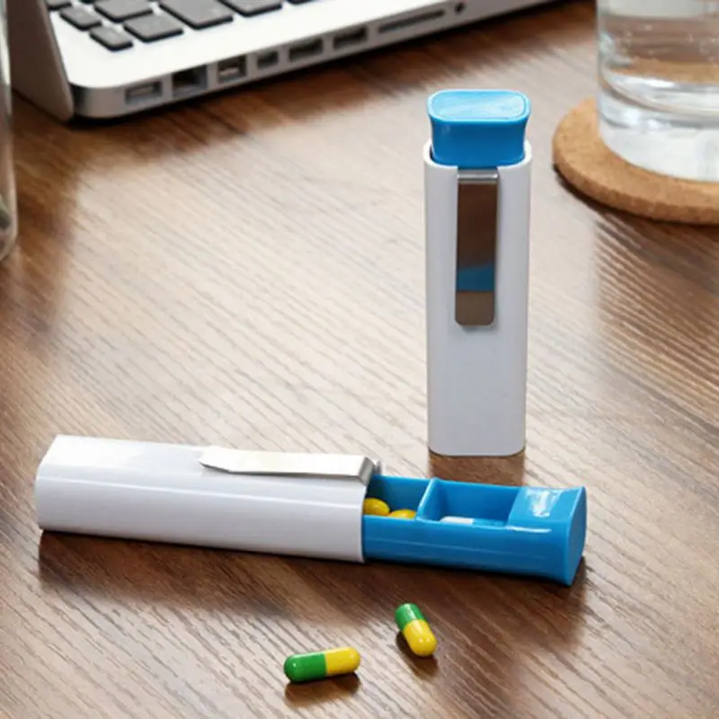 Portable Three section Pill Box Creative Portable Mini Travel Small