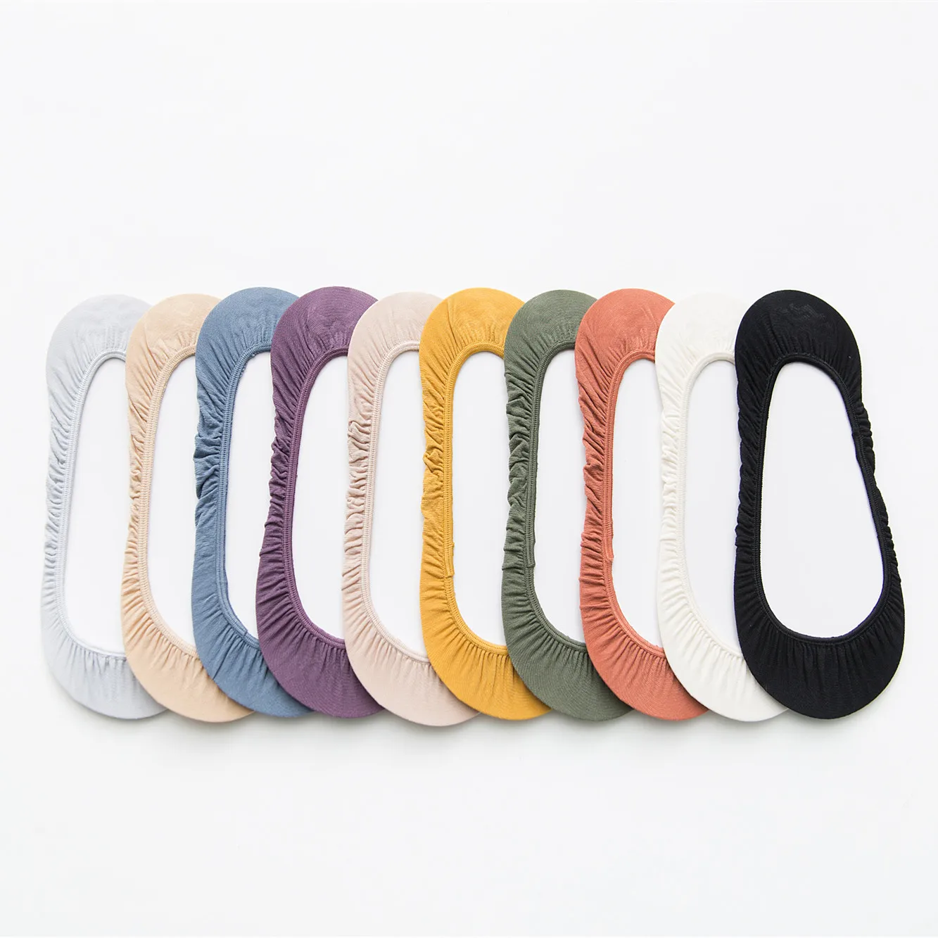 

Boat socks caterpillar series cute shallow mouth invisible summer thin section Japanese silicone non-slip high heel socks