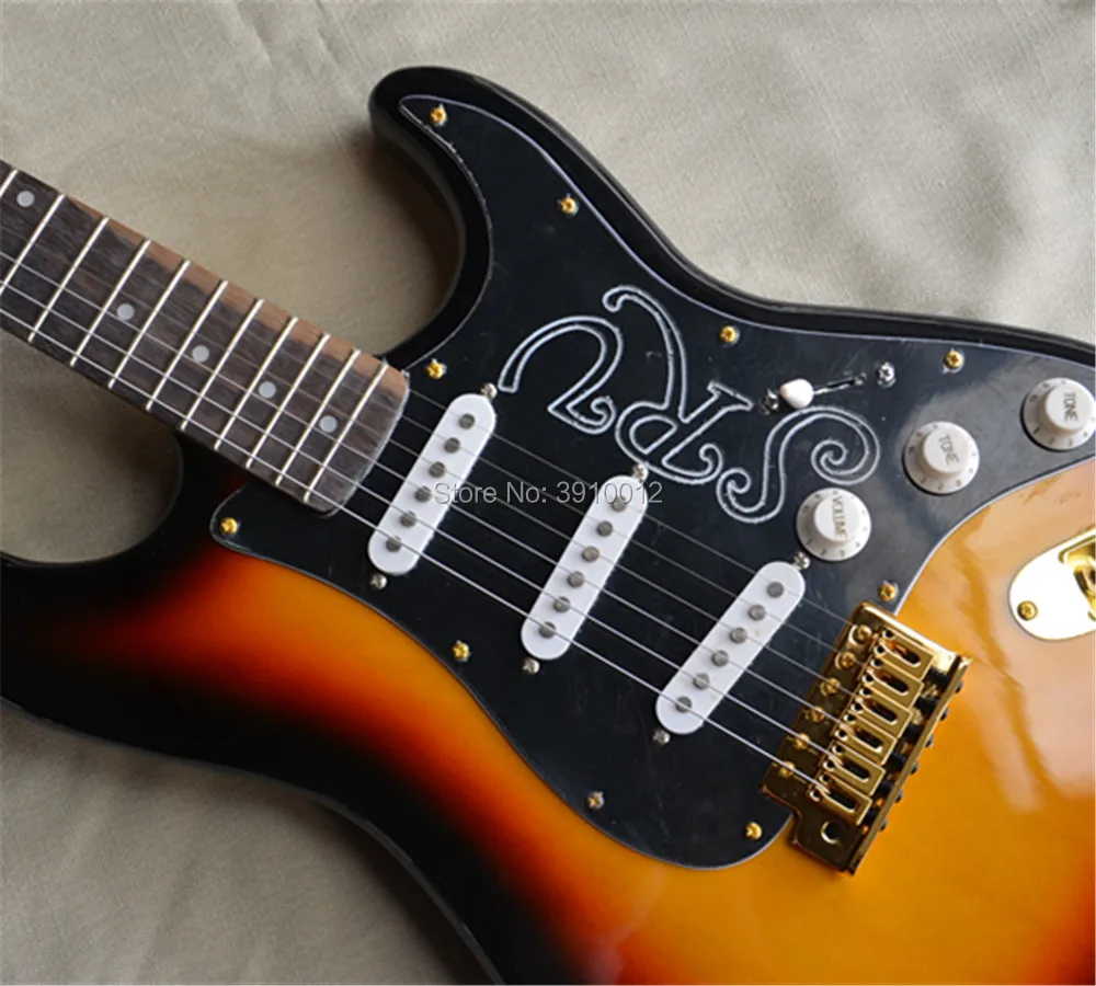 The new SRV electric guitar golden hardware,free shipping The new SRV electric guitar golden hardware,free shipping
