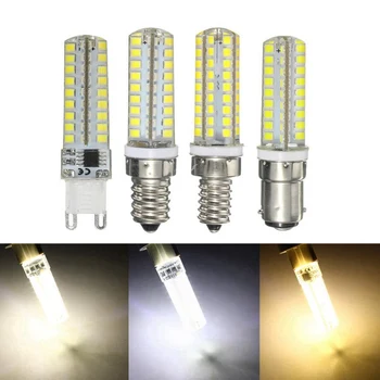 

2835 SMD 72 LED Lamp Bulb E14/E12/G9/B15 9W Dimmable LED Corn Light Bulb 220V Replace Halogen Warm Natural Pure White