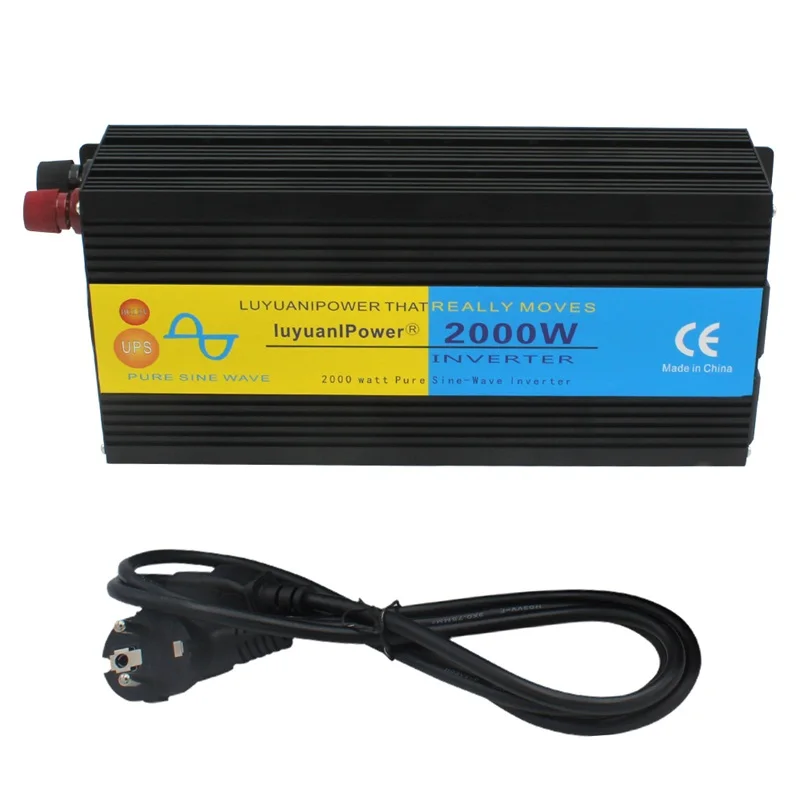 

LCD Display 2000W/4000W(Peak) uninterruptible power supply Pure Sine Wave Power Inverter DC 12V to AC 220V - 240V UPS Charging