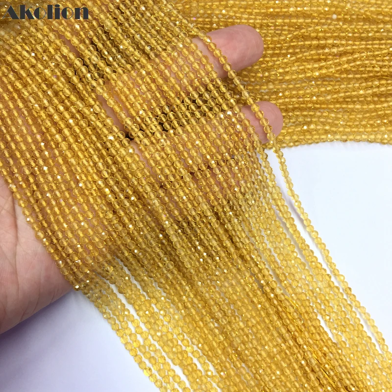 citrine faceted  3mm7