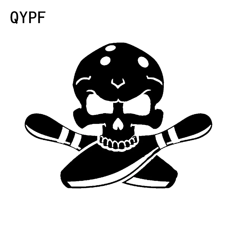 QYPF 15 2*11 8 см мяч для боулинга череп соревнований декоративные наклейки стайлинга