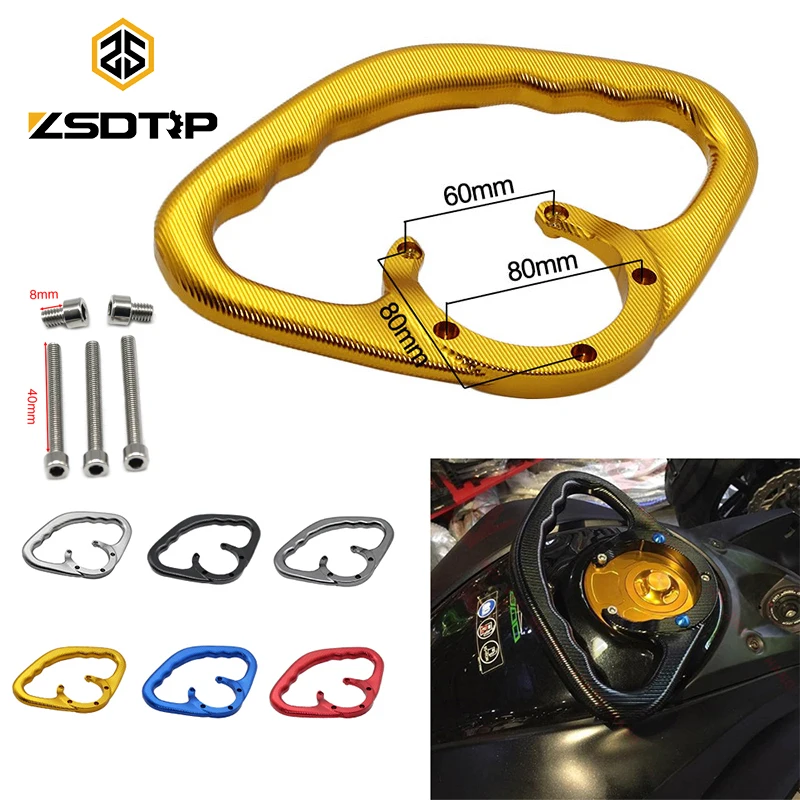 ZSDTRP YZF R1 R6 FZ MT09 CNC пассажирские рукоятки ручка захвата резервуара подлокотник для