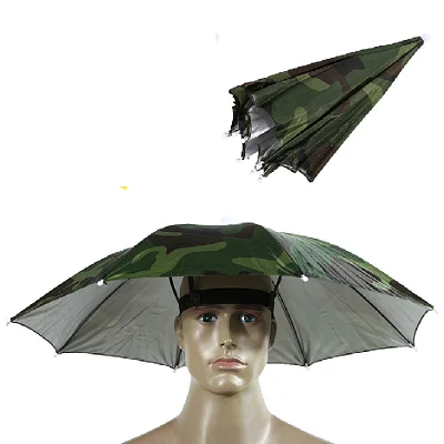 Креативная рыболовная Спортивная Кепка, зонтик, шляпа для пешего туризма, кемпинга, складной солнцезащитный зонт, шляпа, головной убор, для всех возрастов