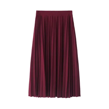 

Solid Color Faldas Street Fashion Festival Large Pleated Skirt Kawaii Goth Skirt Wear Hemiskirt Shein Natural Skirts Jupe Femme