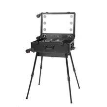profelssional makeup beauty Lighting Rolling travel trolley LED light make up case 4 WHEELS profelssional makeup beauty Lighting Rolling travel trolley LED light make up case 4 WHEELS