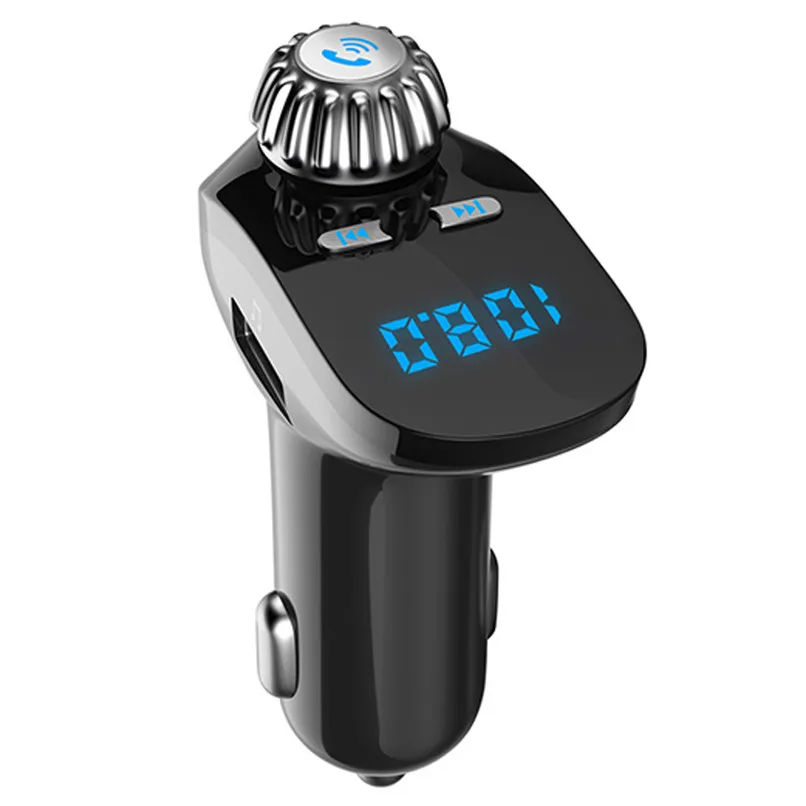 Car Kit MP3 Music Player Wireless Bluetooth FM Transmitter Hands-Free Radio Dual USB Charger Support TF Card U Disk #F30NT05 (8)