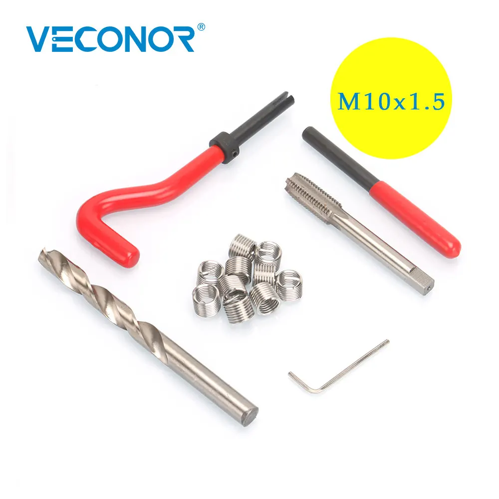 Buy 15pcs M10x1.5mm Thread Repair Tool Set Stainless