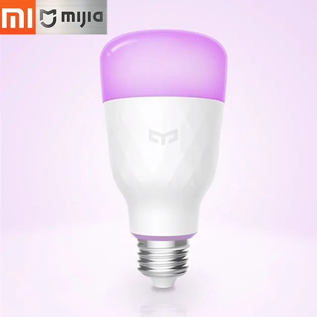 Original Xiaomi Mijia Yeelight Smart LED Bulb Colorful and White 800 Lumens 10W E27 Smart Bulb For Mi Home App (Update Version)