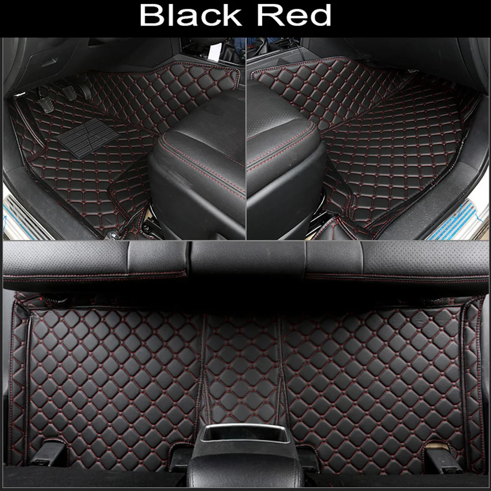

Special car floor mats for Porsche Cayenne SUV Cayman Macan Panamera Waterproof car-styling leather Anti-slip carpet liners