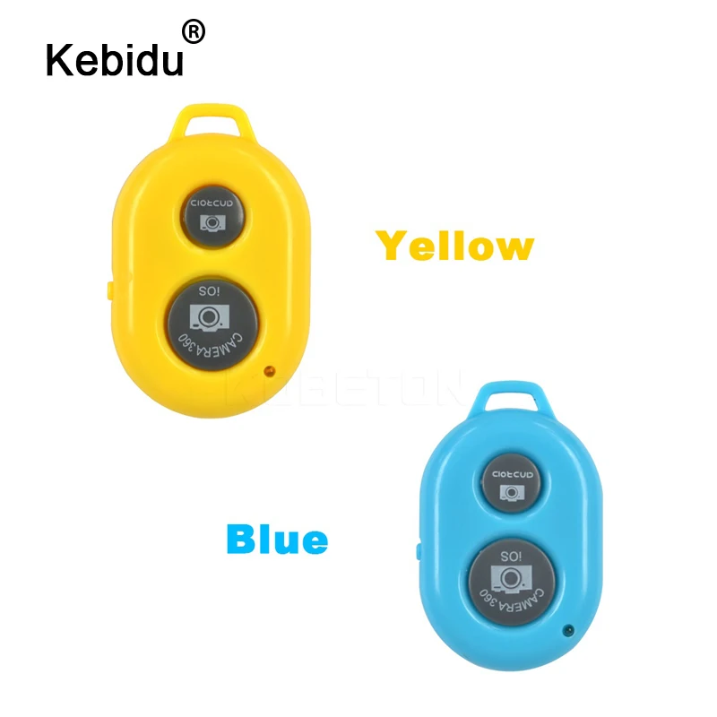 Kebidu беспроводной Bluetooth Автоспуск затвора кнопка спуска для iPhone селфи-палка