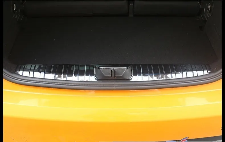 Автомобильный задний бампер багажник внутренней и внешней Силл протектор оградительная защита крышка Стикеры для Mini Cooper F55 F56 F54 R60