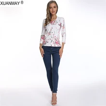 Фирменный стиль Весенний женский свитер кардиган Цветочный узор вязаный свитер Кардиган Элегантная женская вязаная к