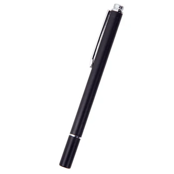

New s 12.5cm Fine Point Round Thin Tip Capacitive Stylus Pen Tablet Stylus Pen For iPad 2/3/4/air/mini High Quality- Black