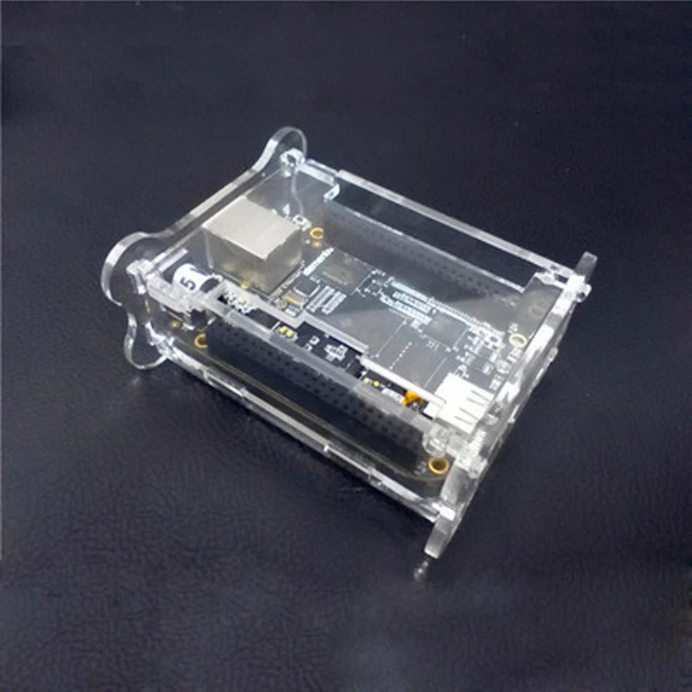 Акриловая коробка BeagleBone в черном/черном корпусе для Black/BB Black бесплатная