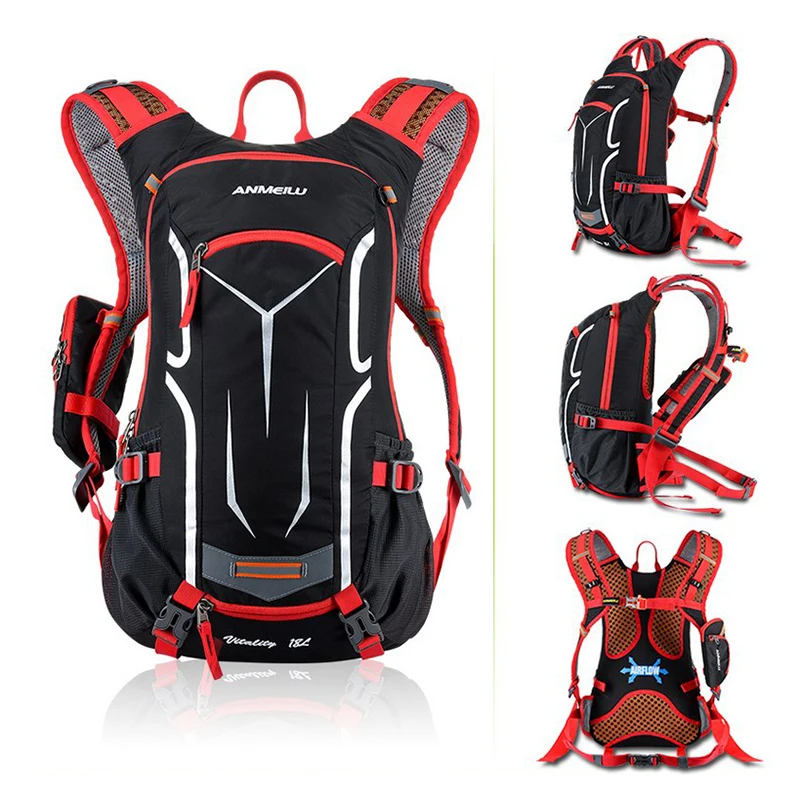 

BMDT-ANMEILU 18L Cycling Bags Backpack Outdoor Rucksack Bicycle Bag Outdoor Sports Riding Pouch Bicycle Knapsack Hydration Wat