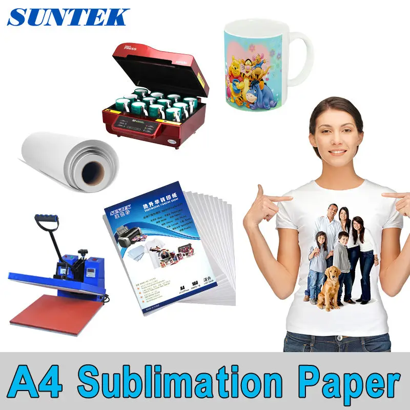 20PCS A4 FEUILLES Papier Transfert Thermique de Sublimation pour T-shirt  Coton EUR 12,26 - PicClick FR