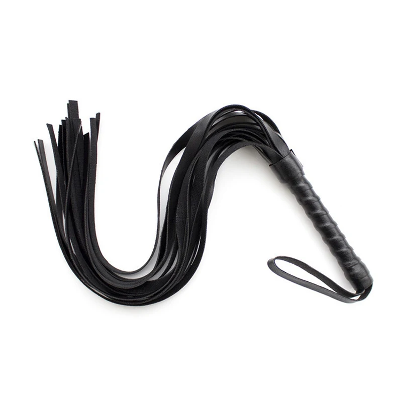2Pcs/Set Sex Product Leather Whip Sex Flogger Leather Handcuffs Bdsm Bondage Erotic Slave Sex Hand Cuffs Sex Toys For Couples