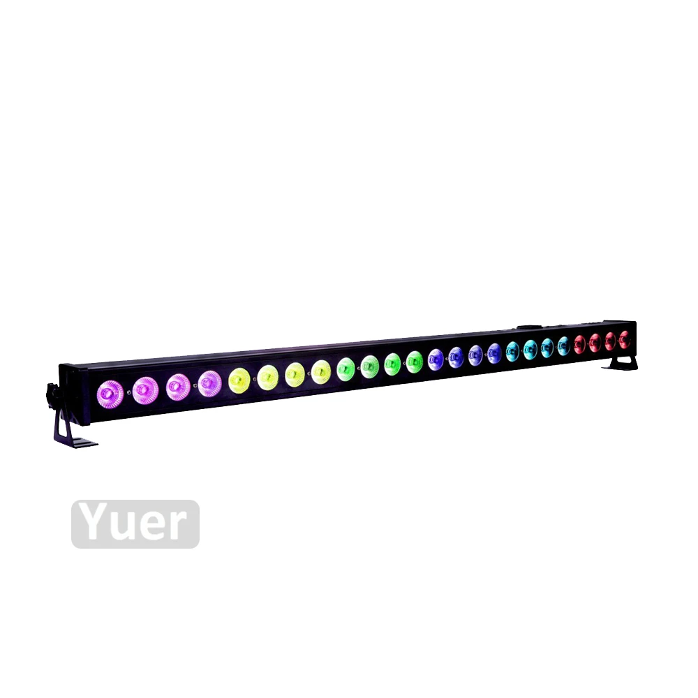 24x4W светодиодный светильник для мытья стен 80W RGBW 4IN1 Par лампа вечерние DJ