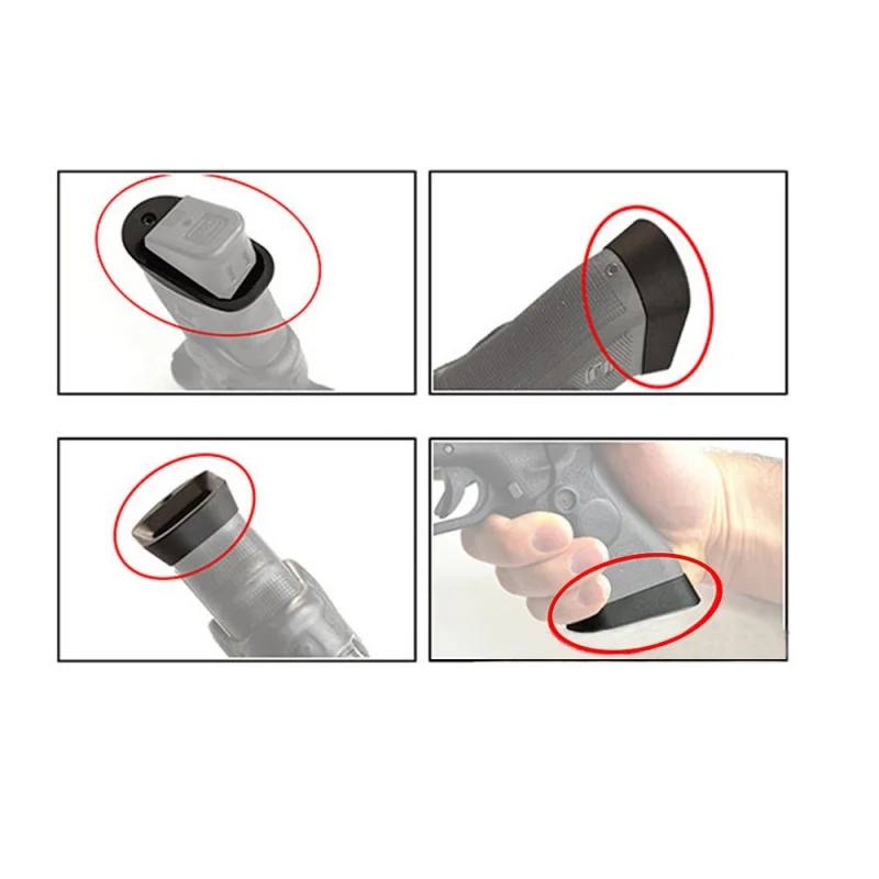 

Grip Handle Adapter Plastic Magazine Bullet Extender Hunting Accessory for Glock Pistol GLOCK 17, 19, 22, 24, 25, 26, 27, 28, 31