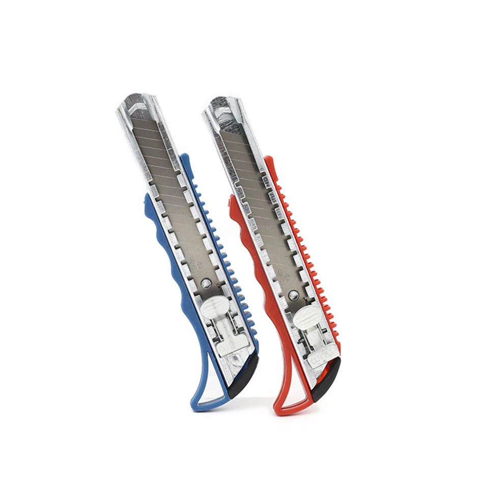 

18mm blade Paper Cutter Large Size Utility Knife Auto-lock Paper Cutter With spare blade School and Office Stationery Tools