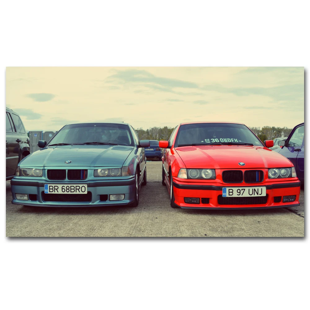 BMW E30 M3 Sports Rally Car Giant Wall Art Poster Print