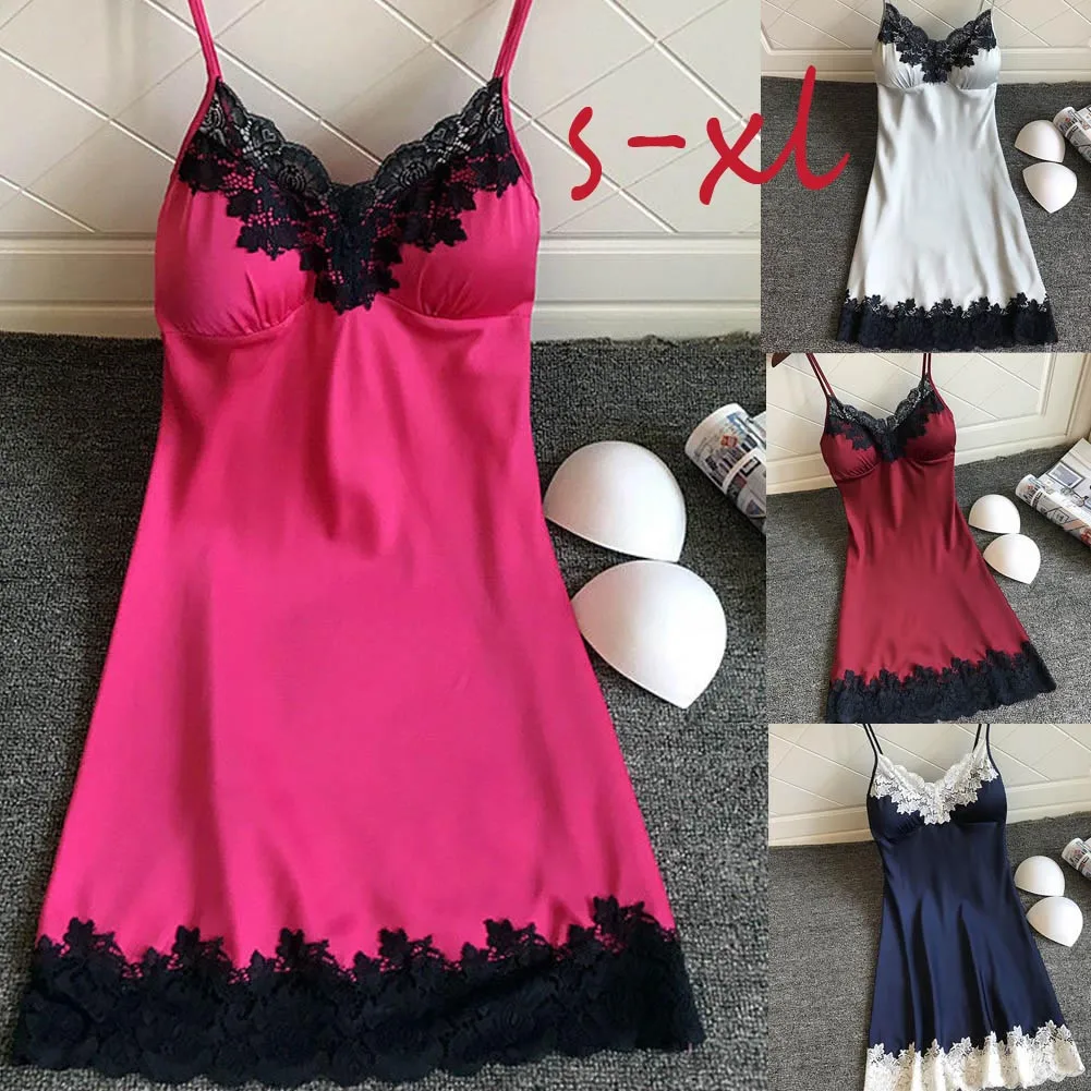Women Sexy Lingerie Nightwear Sleepwear Dress Babydoll Lace Underwear