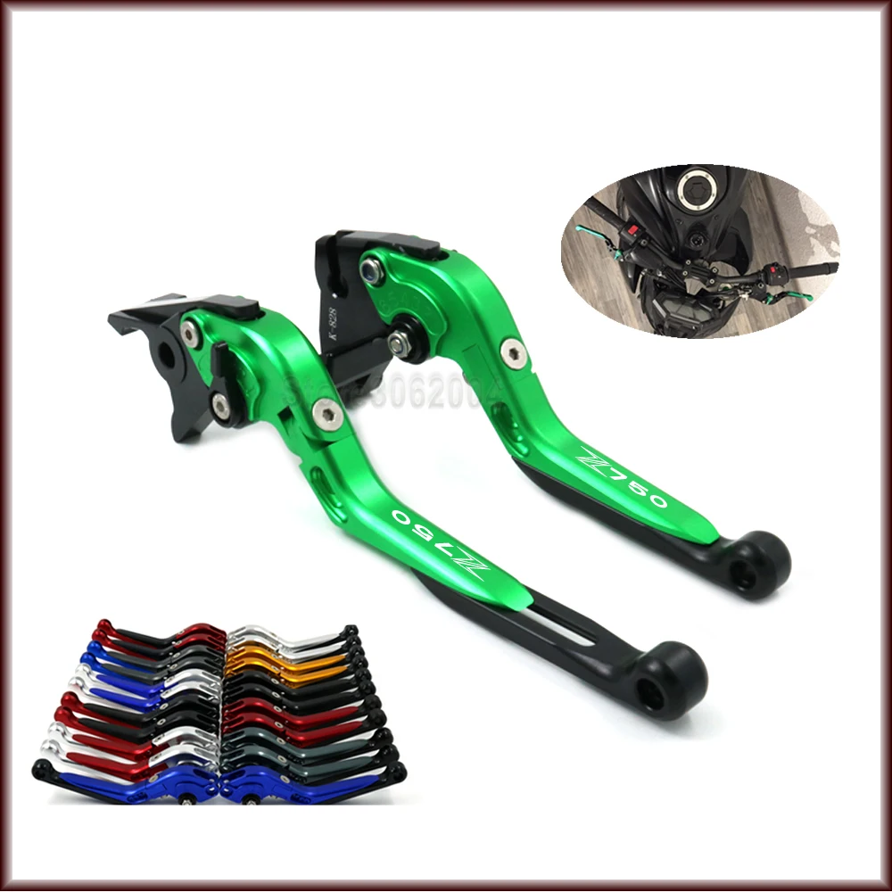 

For KAWASAKI Z750 Z 750 2007-2012 2011 2010 2009 Motorcycle Accessories Folding Extendable Adjustable Brakes Clutch Levers CNC