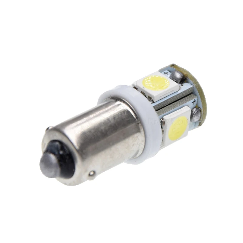 Car LED 5050 SMD Reverse Parking Stop Light BA9S Bayonet 8000K Bulb Retrofit DIY