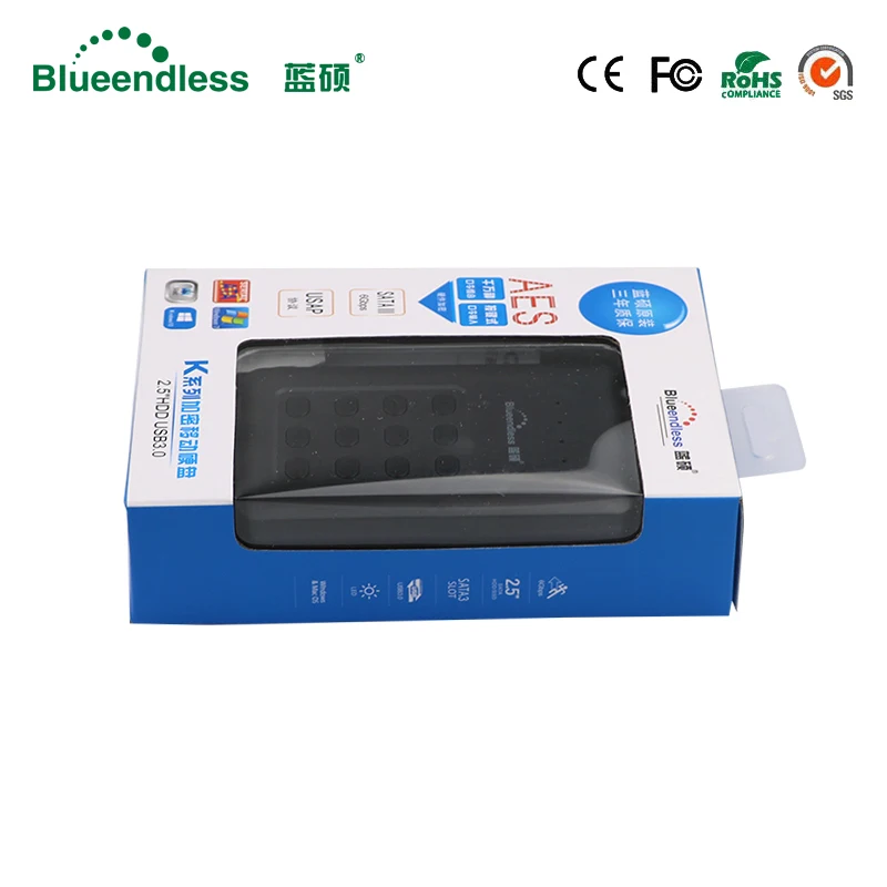  100% 1TB nuevo producto plástico hdd enclosure2.5 sata usb 30 disco duro de velocidad rápida discos