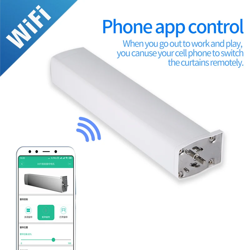 Smart Curtain Motor Wifi motor For xiaomi Smart Home Device Wireless Remote Control mihome APP