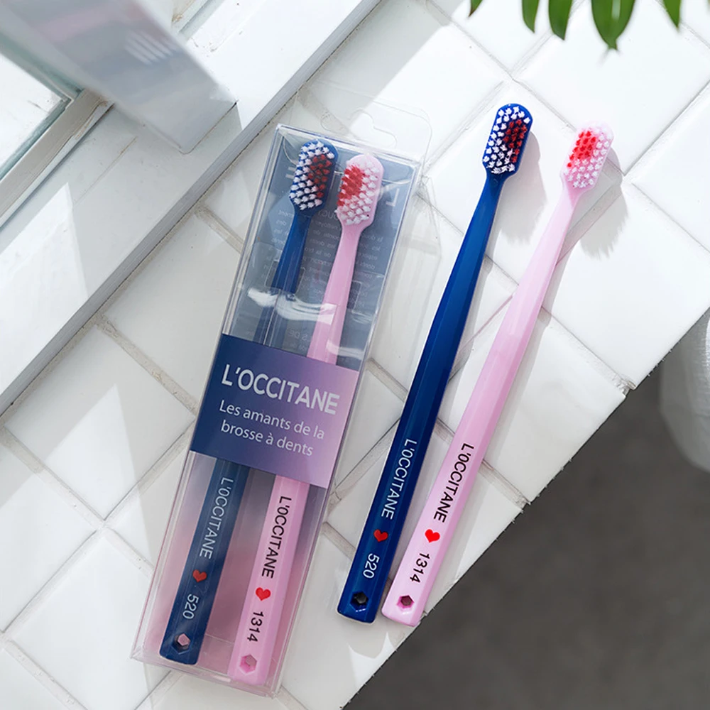 2/3/4 шт. Ультра мягкий древесный уголь Нано CoupleToothbrush с украшением в виде кристаллов электрическая зубная щетка гигиена полости рта для взрослых