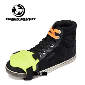 

ROCK BIKER Motorcycle Tracking Shoe Cover Glue Shifting Rubber Riding boot Hanging Cover Motorized gear Cycling shoes protection