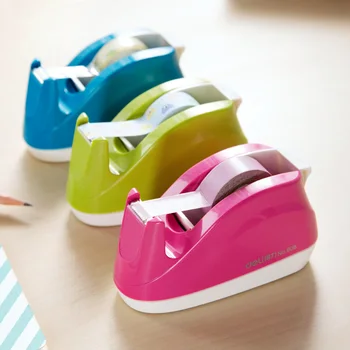 

Tape seat tape cutter lovely creative fashion color small transparent stationery tape rack stationery office learning goods