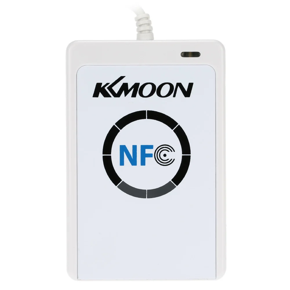 

KKmoon ACR122u NFC Reader Writer 13.56Mhz RFID Copier Duplicator Contactless Smart Reader Writer/USB + 5pcs UID Card + SDK