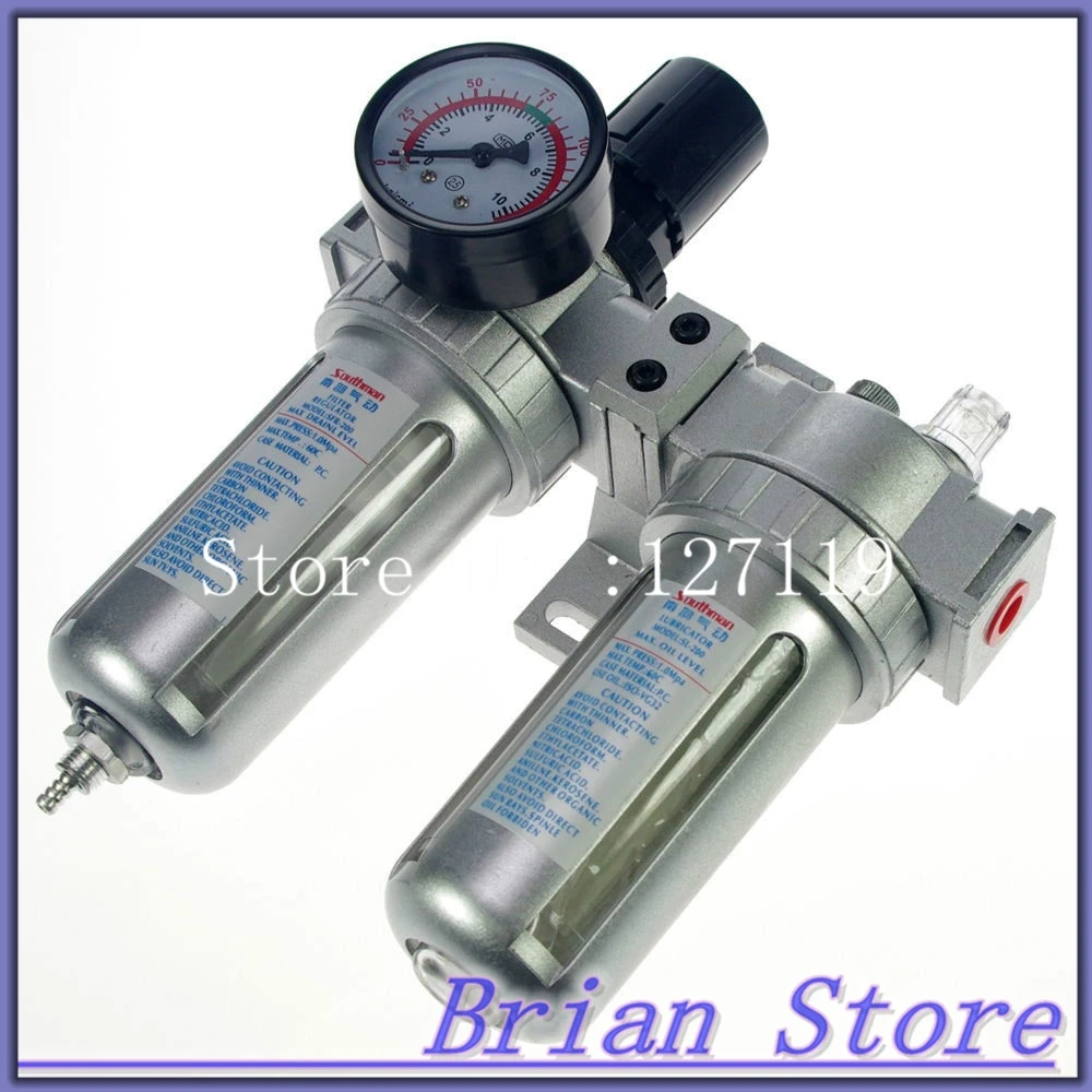 

SFC-300 PNEUMATIC AIR FILTER REGULATOR LUBRICATOR BSP