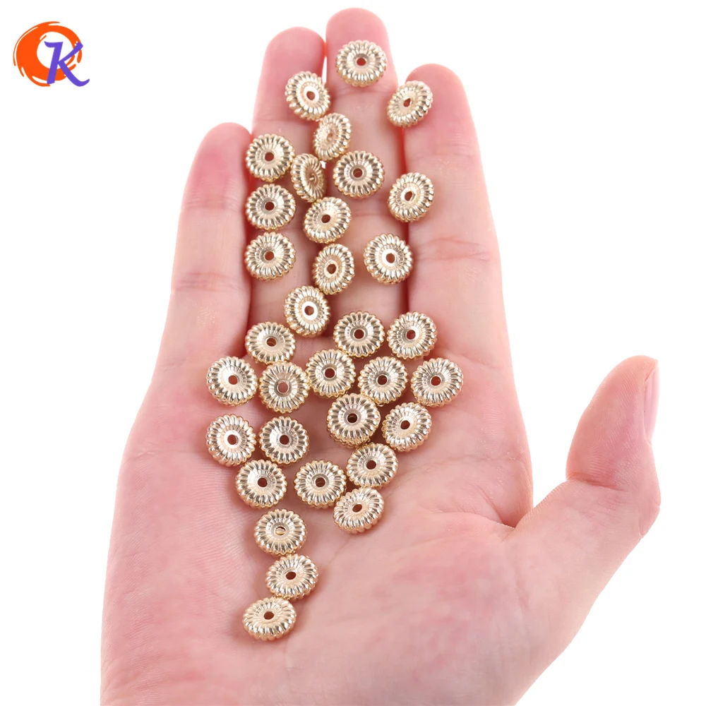 

Cordial Design 10MM 1000Pcs/Lot Earring Findings/Acrylic Beads/Wheel Shape/Gold UV Plating/Hand Made/Beads Jewelry Accessories