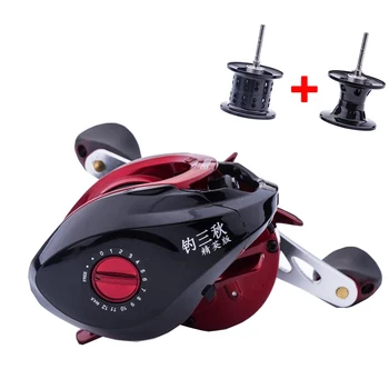 

Power Drag Baitcasting Reel Dual Brake System Fishing Reel 7.1:1 Gear Ratio Lure Reel Light Weight Carp Baitcasting Fishing Reel