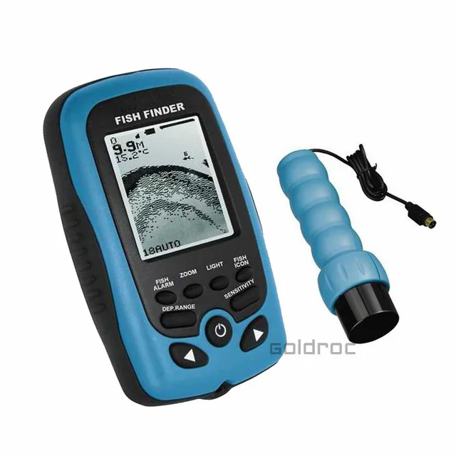 FD86B FSTN LCD Portable Dot matrix Sonar Fish Finder Fishfinder 2 to