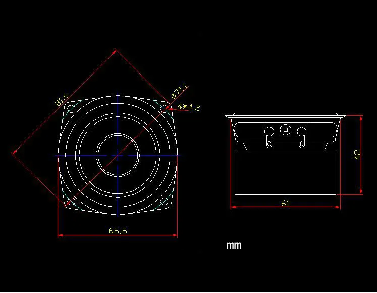 GHXAMP 2.5 inch 4ohm 15W HIFI Full Range Speakers 2.1 Desktop Soundshelf Loudspeaker DIY Home Theater SoundBox 1 Pairs