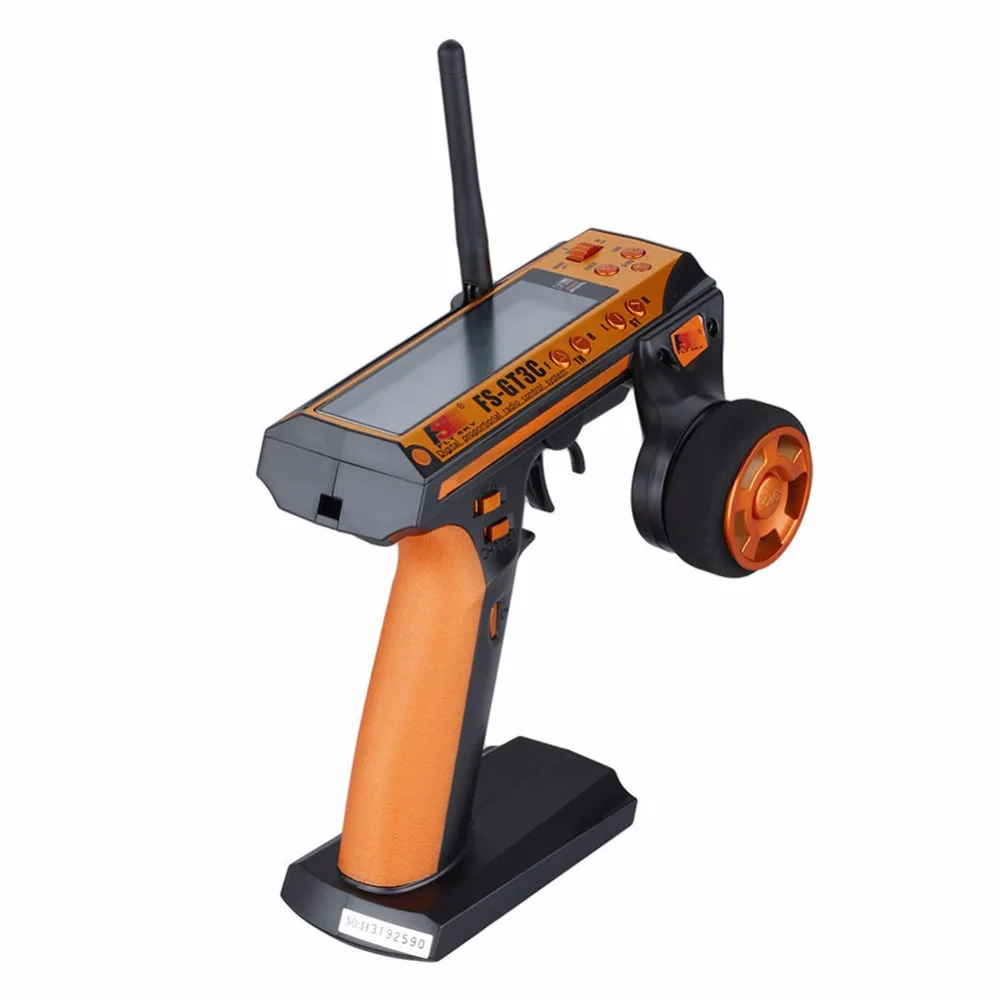 

FLYSKY 2.4Ghz 3 Channels Radio Controller Transmitter Receiver for RC Car Boat